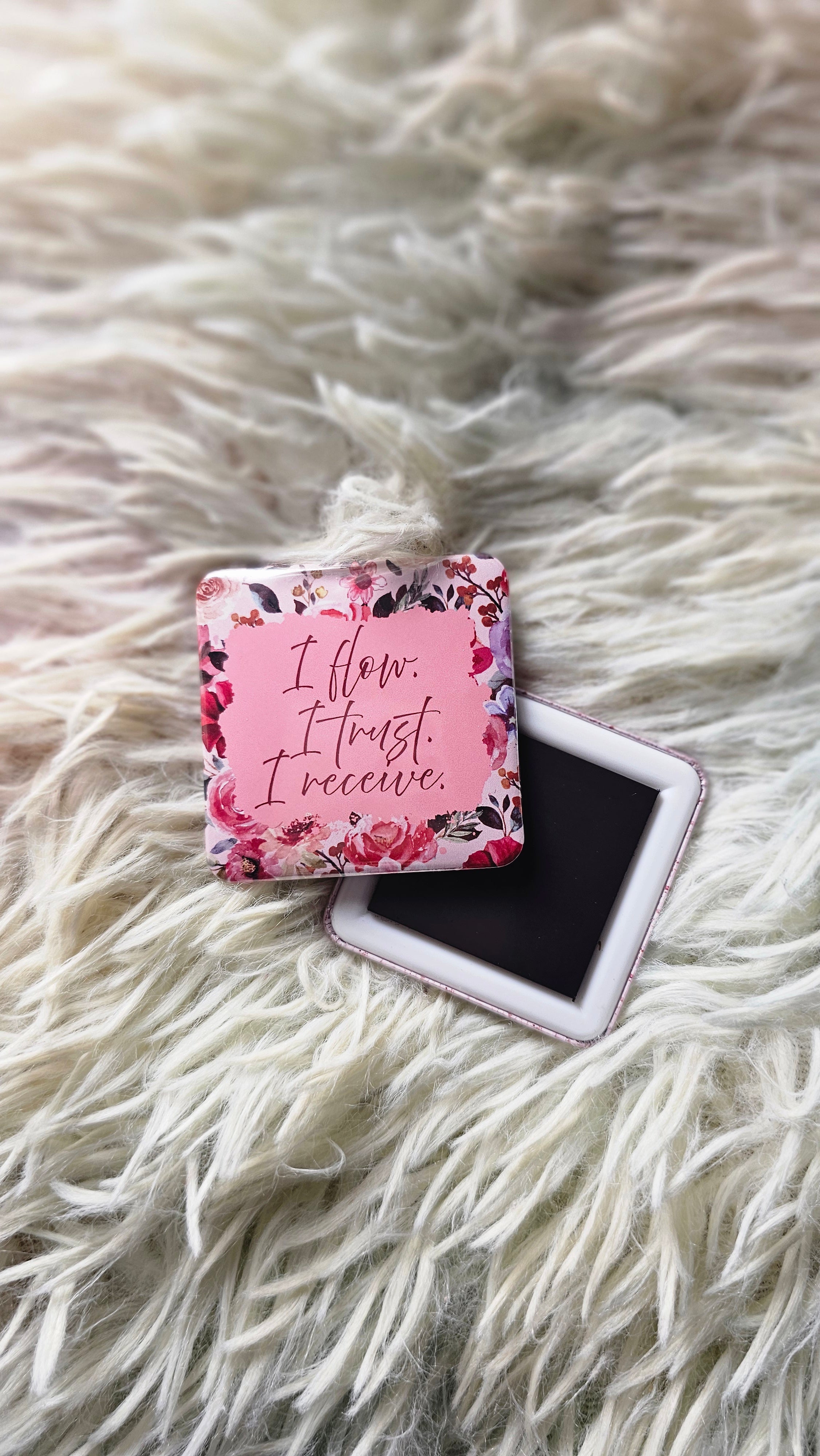 2026 Floral Square  Ref Magnets