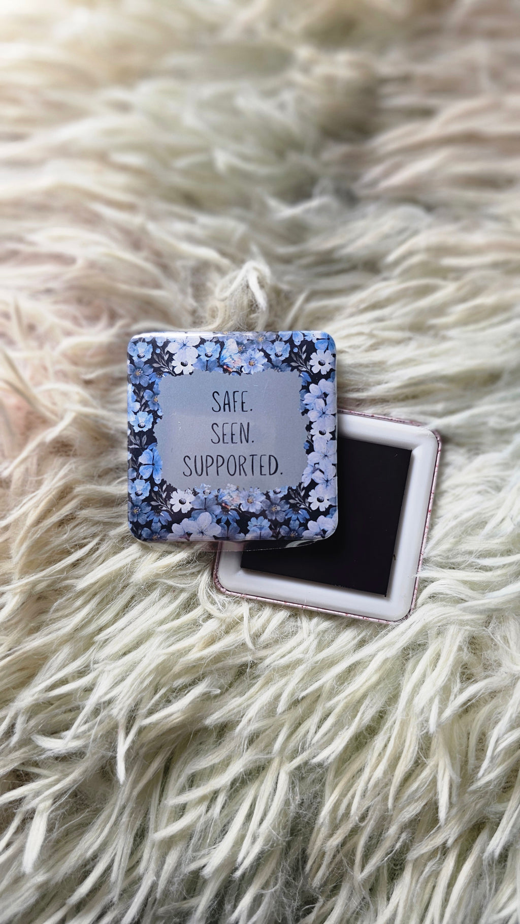 2026 Floral Square  Ref Magnets