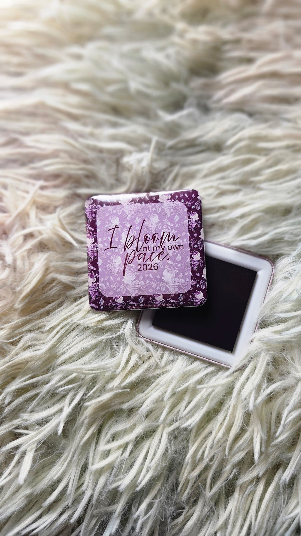 2026 Floral Square  Ref Magnets