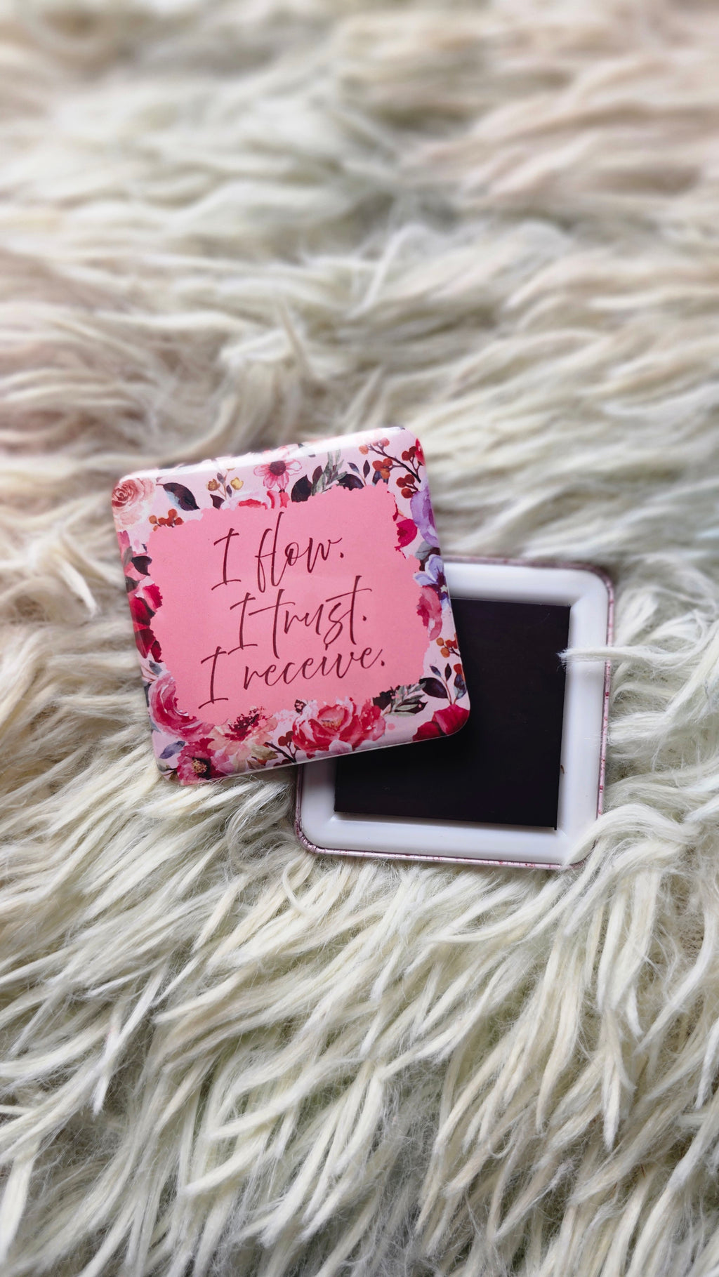 2026 Floral Square  Ref Magnets