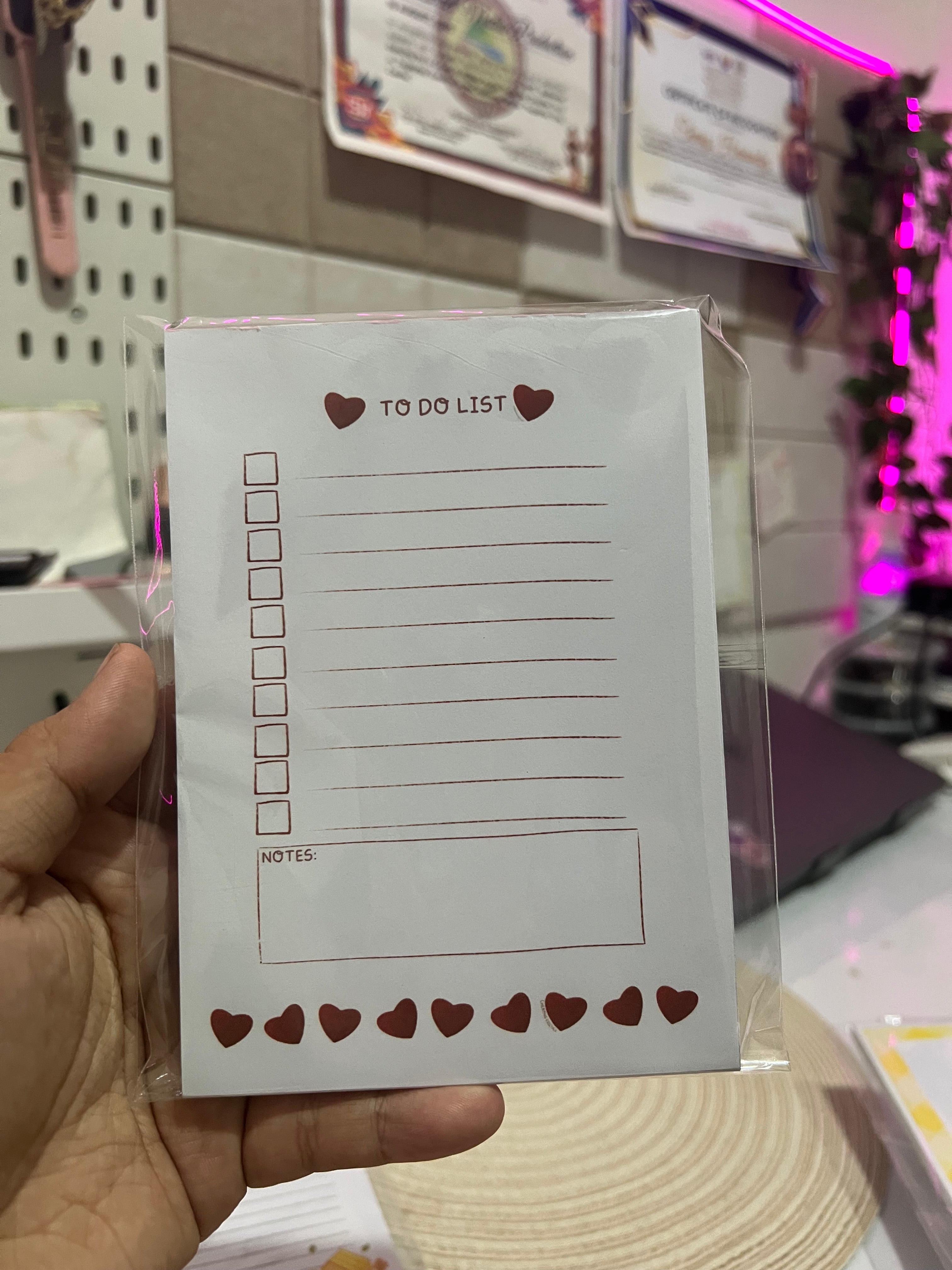 A6 Notepad Cute Tear Off Memo Pads