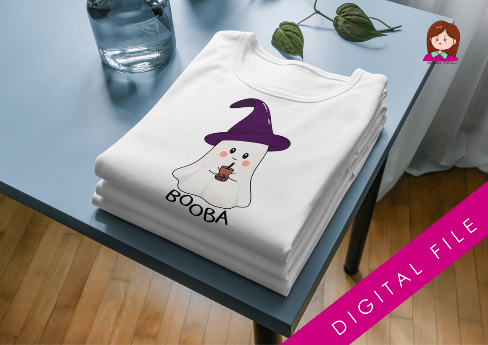 Hand-Drawn Witch and Ghost Clipart PNG