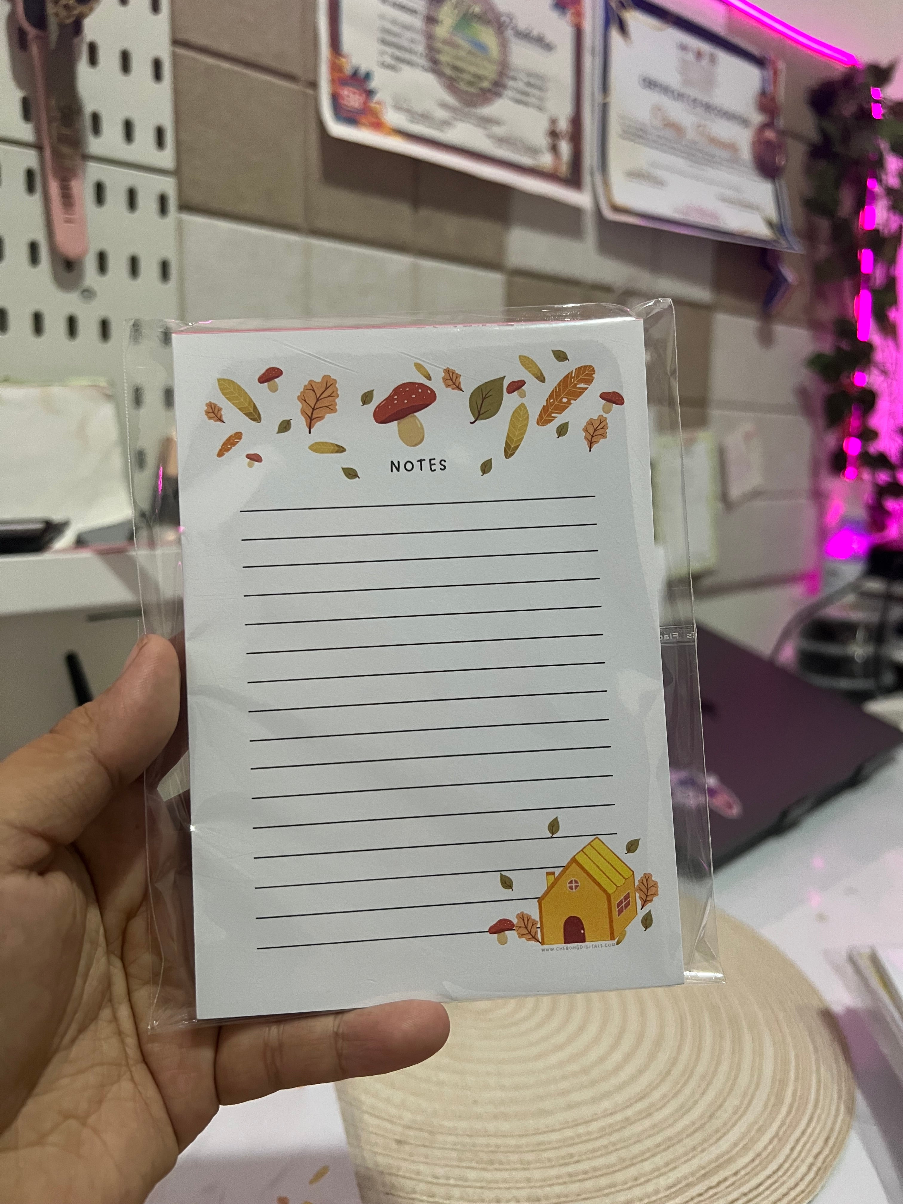 A6 Notepad Cute Tear Off Memo Pads