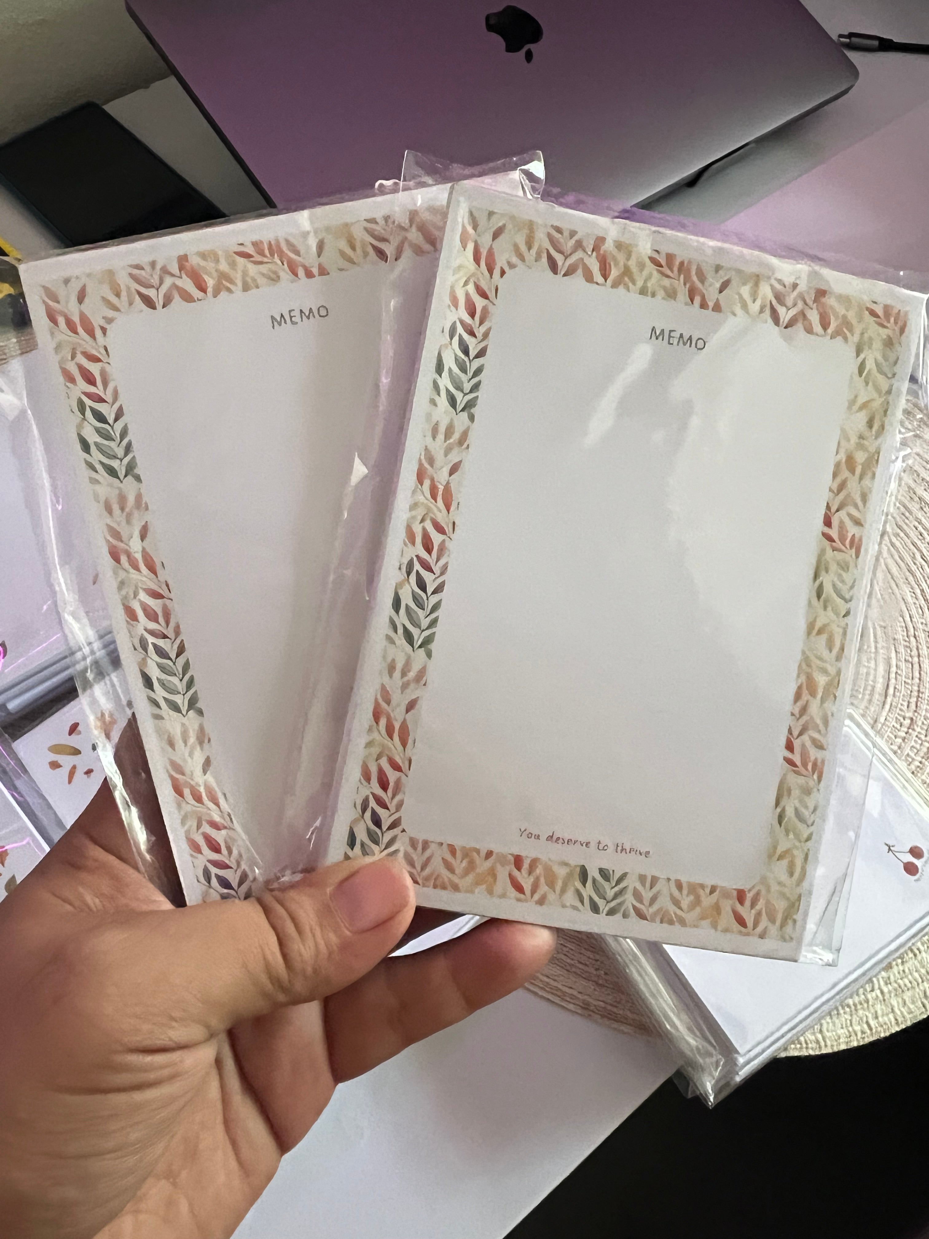 A6 Notepad Cute Tear Off Memo Pads