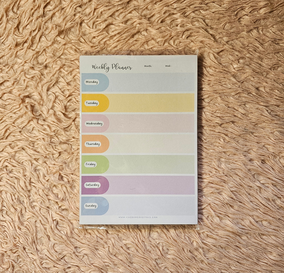 10 Printable A5 Notepad Templates | Instant Download Weekly, Daily & Goal Planner Sheets