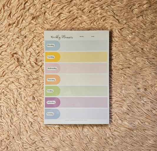 10 Printable A5 Notepad Templates | Instant Download Weekly, Daily & Goal Planner Sheets