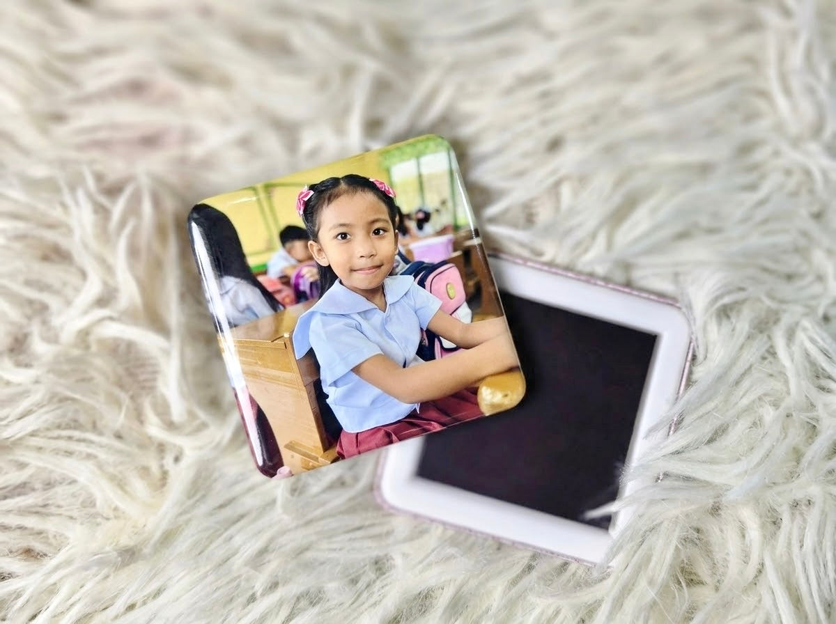 2x2 inch Square Custom Photo Magnets | Personalized Fridge Magnet Keepsake & Event Souvenir