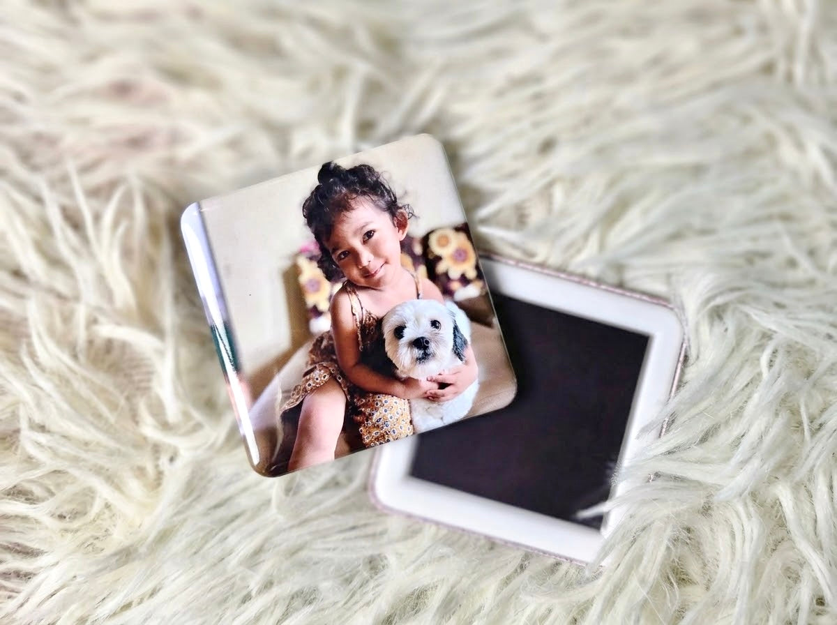 2x2 inch Square Custom Photo Magnets | Personalized Fridge Magnet Keepsake & Event Souvenir