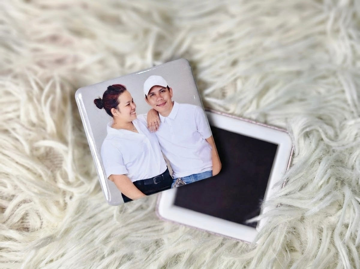 2x2 inch Square Custom Photo Magnets | Personalized Fridge Magnet Keepsake & Event Souvenir