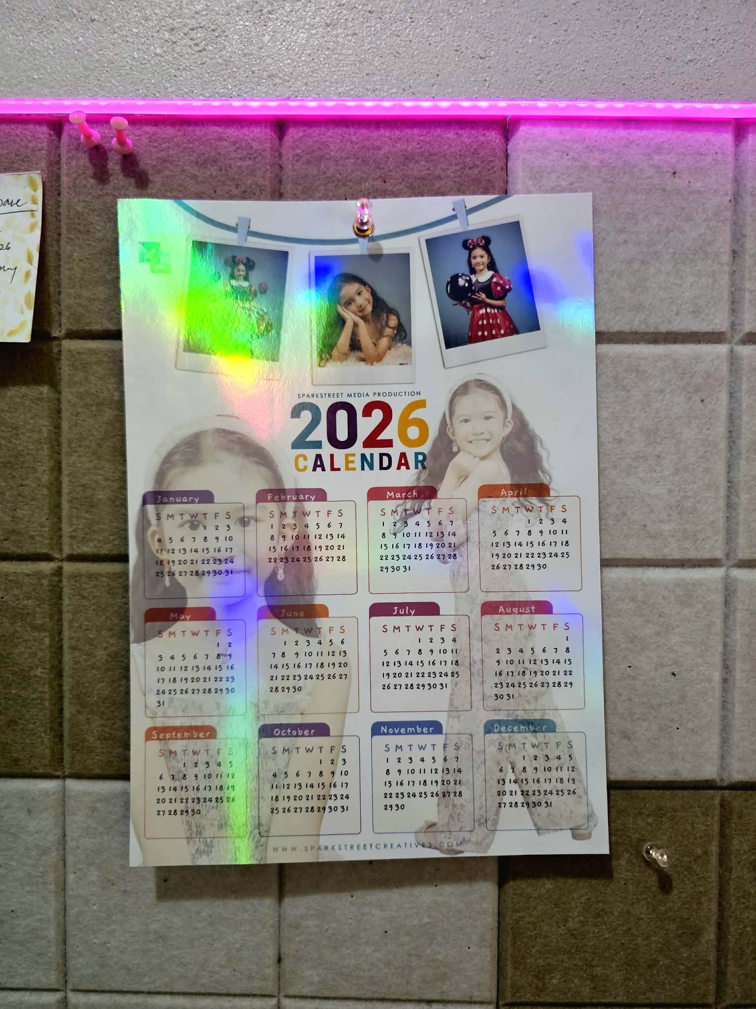 2026 Desk Calendar Personalized Photos
